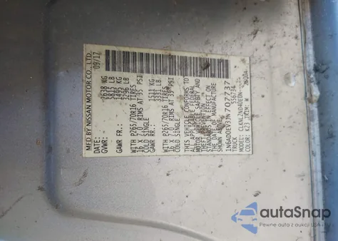 2018 Nissan Frontier Sv z USA, uszkodzony, nr VIN 1N6AD0EV3JN707737